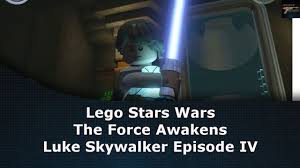 Lego Star Wars The Force Awakens Luke Skywalker Episode Iv Unlock Location Lego Star Wars Force Awakens Luke Skywalker
