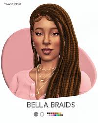 Maxis Match CC World — savvysweet: Bella Braids BGC not hat compatible ...