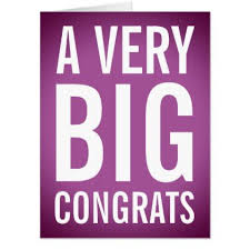 Congrats Oversized Big Congratulations Card Zazzle Com Congratulations Card Congrats Custom Holiday Card