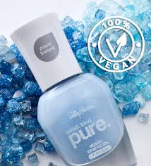 Enjoy a pop color with purple nail polish. Pure Sally Hansen