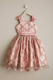 Girls Rose Lattice Dress Wedding Dresses Designer Kids