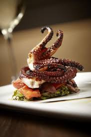 Wood Grilled Octopus Picholine Olives Tomato Confit Charred Greens Fun Cooking Food Organic Recipes