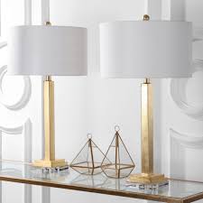 Safavieh Perri 30 In High Crystal Base Table Lamp Gold Set Of 2 Walmart Com In 2020 Gold Table Lamp Table Lamp Sets Table Lamp