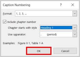 How To Insert Figure Captions And Table Titles In Microsoft Word