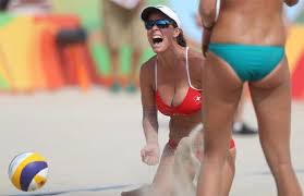 The united states goes for its fourth straight beach volleyball gold medal on the women's side with kerri walsh jennings returning for one last hurrah at 37 years old. Photos Women S Beach Volleyball At The Rio Olympics Kboi