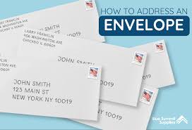 Thank you for making and posting it! How To Address An Envelope What To Write On An Envelope Blue Summit Supplies