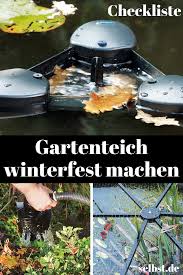 Teich Winterfest Machen Winterfest Machen Gartenteich Teich
