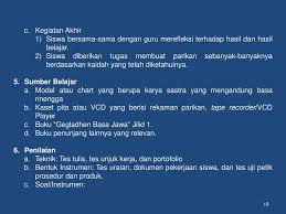 Basa rinenga yaiku basa sing dirangkai kanthi cara tembunge digabungkaro tembung liya saenga dadi basa sing endah lan nresepake ati.basa rinega biasane. Pengembangan Rencana Pelaksanaan Pembelajaran Rpp Ppt Download