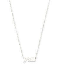 Y All Pendant Necklace In Sterling Silver Kendra Scott