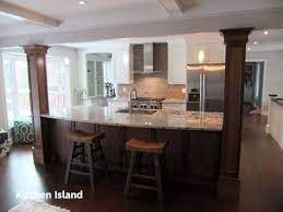 Here, the striking black and silver contrast is amplified by the presence of a vast silver worktop and futuristic stools. Diy Guide For Making A Kitchen Island 3 Kitchen Island Ideas With Columns Kitchen Island With Columns Kitchen Columns