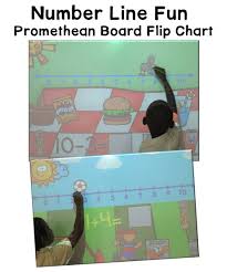 number line fun promethean board flip chart activities for