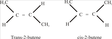 Solved Draw The Structures Of Cis 2 Butene And Trans 2 Butene Whi Chegg Com