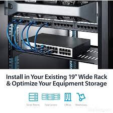 It's versatile design ensures it works great for all your computer, av, network and data equipment needs. 1u Vented Server Rack Cabinet Shelf 10in Deep Fixed Cantilever Tray Rackmount Shelf For 19 Av Data Network Equipment Enclosure With Cage Nuts Screws 44lbs Capacity Walmart Canada