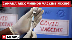 It said it is working. Canada Recommends Mixing Matching Of Covid 19 Vaccines Astrazeneca Pfizer Moderna Youtube