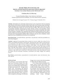 Pdf Jejak Perlawanan Dalam Novel Bumi Manusia Dan De Stille Kracht Resistance Trace In Bumi Manusia And De Stille Kracht Novel