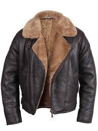 Men S Aviator Raf B3 Real Shearling Sheepskin Leather Bomber Flying Jackets Leather Jacket Men Jackets Men Fashion Real Leather Jacket