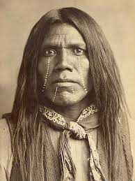 Jicarilla Apache Chiefs Garfield, Ouche-te Foya and Sanches. 1899. Photo by  Detroit Photographic Co.