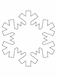 Snowflake Simple Shapes Coloring Pages Coloring Book Snowflake Coloring Pages Snowflake Template Printable Snowflake Template