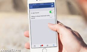 How To Turn Off Mute Autoplay Video Sound In News Feed Of Facebook App Iphone Video Facebook App