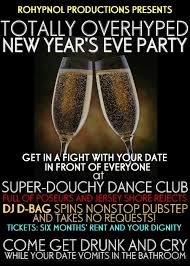 Generic Nightlife Flyers Funny New Year New Years Eve Party New Years Eve