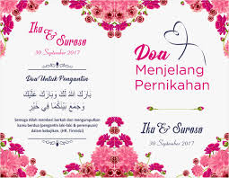 Susunan acara pengajian menjelang pernikahan. Doa Pernikahan Islam Gambar Islami