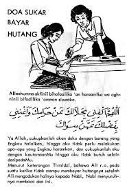 Doa Bayar Hutang Sembahyang Kerohanian Doa