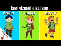 Adiniz Karakterinizi Etkiliyor Isme Gore Karakter Analizi Kisilik Testi Youtube Faydali Bilgiler Kisilik Youtube Ve Adlar