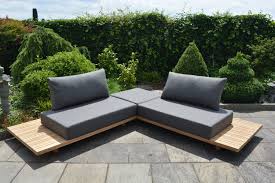 Float Sunbrella Natte Dark Taupe Garten Bank Lounge