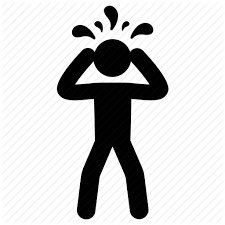 Anxious, stress, stressed icon