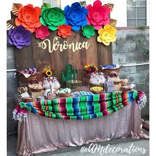 Check Out Our Mexican Themed Quinceanera Article For More Inspiration On Decor D Mexican Party Decorations Mexican Theme Party Decorations Mexican Party Theme