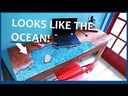 Making A Table That Looks Like The Ocean Epoxy Rosewood Youtube Epoxy Resin Table Wood Resin Table Resin Table Top