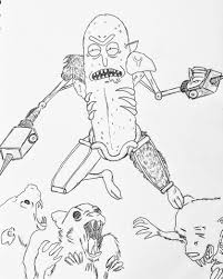Love the way he constructed those weapons,even that lazer gun he used. Pickle Rick Vs Rats Rickandmorty