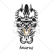 Being a very personal design, this is absolutely. Taurus Tattoo Horoscope Design Vector Image 1969161 Stockunlimited