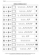 Plusaufgaben klasse 1 zum ausdrucken / 1x1: Addition Im Zahlenraum Bis 10 Arbeitsblatter Mathe Klasse 1 Grundschulmaterial De