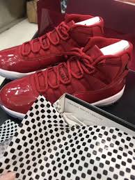 Black And Red Patent Leather Jordans Air Jordan 11 Comes Dressed In A Gym Red White And Black Color Combination The Entire Uppers Are Dressed In Red Which Air Jordans Cheap Sneakers Online Shoes