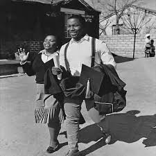 His sister, antoinette sithole runs beside them. Backlash Over Re Created Hector Pieterson Pic