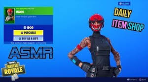 This page was last modified on 26 may 2018 at 0746. Asmr Fortnite New Manic Skin Elite Agent Daily Item Shop Relaxing Whispering Youtube
