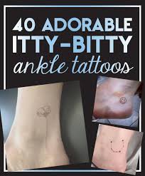 In this ankle tattoo the artist takes a realistic approach to create the different layers of there are dozens of different designs that can be utilized in ankle tattoos, although one. 40 Adorable Itty Bitty Ankle Tattoos Tattooblend