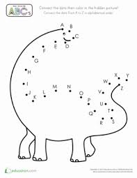 Recommended for students in kindergarten, 1st, and 2nd grades. Abc Connect The Dots Worksheet Education Com