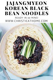 Jajangmyeon Black Bean Noodles Christie At Home Recipe In 2020 Black Bean Sauce Recipe Black Bean Noodles Whole Food Recipes