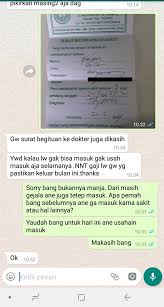 Alasannya pun berbagai macam, misalnya. Izin Tak Masuk Kerja Karena Sakit Cowok Ini Malah Diberhentikan