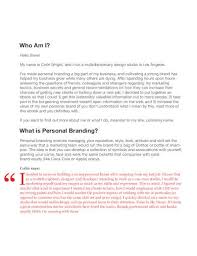 Personal brand workbook validate select the value that you feel is most out of alignment and most critical to your happiness and success. What Is A Personal Brand Example