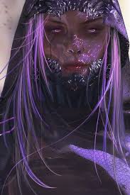 Wallpaper Fantasy Girl Purple Hair And Girl With Purple Hair Fantasy Girl Purple Hair