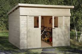 Pultdach Geratehaus Mit Grosser Schiebetur Bxt 3x2m Weka Gartenhaus Gartenhaus Flachdach Gartenhaus
