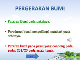 Kesan putaran bumi pada paksinya other contents: Sistem Suria Malisa Hanim Binti Abdullah Nor Shariza