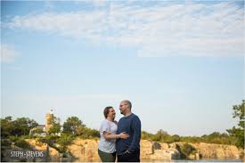 There were so many cool spots to take photos of on the property! Sunrise Engagement Shoot At Halibut Point State Park Rockport Ma Steph Stevens Photo