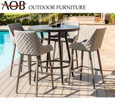 Comfortable outdoor dining is one of the true joys when eating out. China Modern Outdoor Garden Home Hotel Restaurant Bistro Resort Fabric Dining Furniture Bar Stools Chair And Table China Home Furniture Chinese Furniture