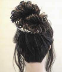 Messy Bun Updo Using A Banana Clip Banana Clip Hairstyles Clip Hairstyles Banana Hair Clips