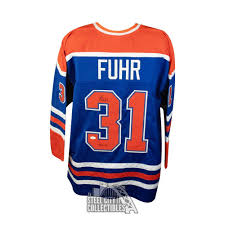 Buy and sell your edmonton oilers hockey tickets today. Grant Fuhr Hof Autographed Edmonton Oilers Custom Blue Hockey Jersey Jsa Coa Steel City Collectibles