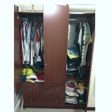 We own two ikea wardrobes. Ikea 3door Wardrobe Ramberg Furniture Home Living Furniture Shelves Cabinets Racks On Carousell